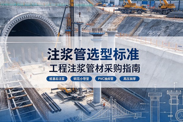 云浮注浆管选型标准